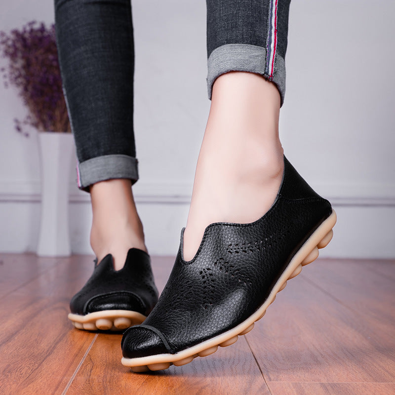 mocassins ajourés confort pour femme