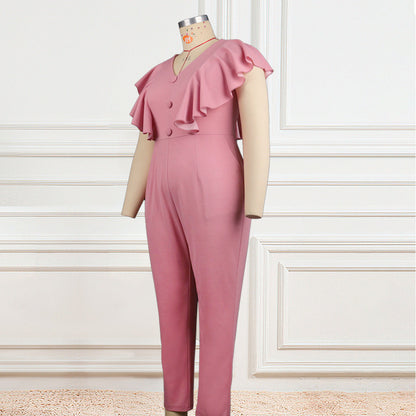 ensemble sans manches à boutons décoratifs
