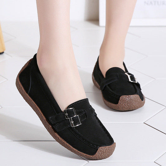 mocassins souples à boucles confort quotidien
