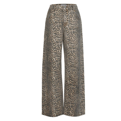 Jean Vintage Imprimé Léopard