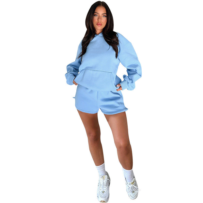 Ensemble Sweat à Capuche et Short – Casual Chic