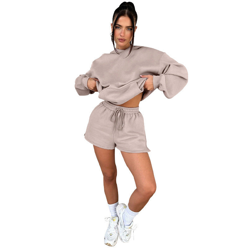 Ensemble Sweat à Capuche et Short – Casual Chic