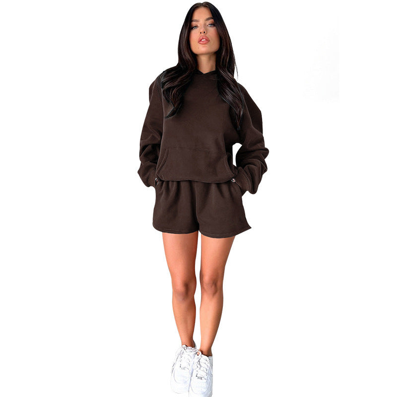 Ensemble Sweat à Capuche et Short – Casual Chic