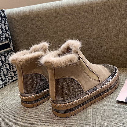 Bottines Confort Élégance Brillante