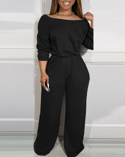 ensemble veste ample et jupe courte structurée
