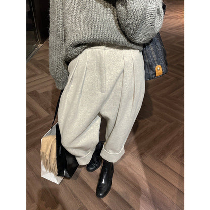 Pantalon Harem à Effet Drapé