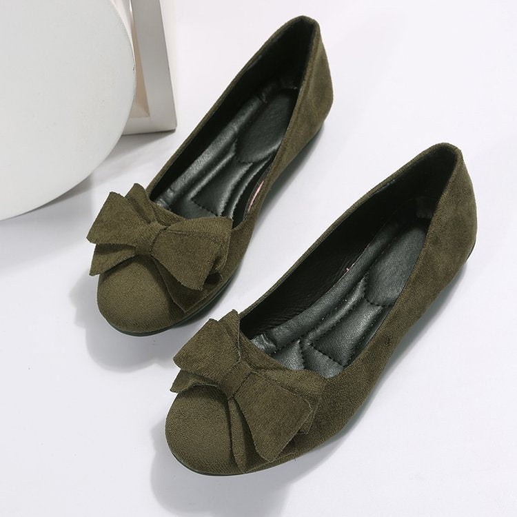 ballerines plates à nœud élégant