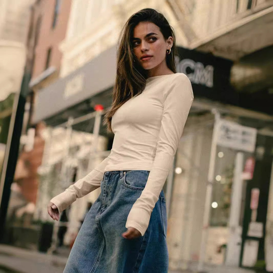 Top Off-Shoulder Élégance et Confort au Quotidien