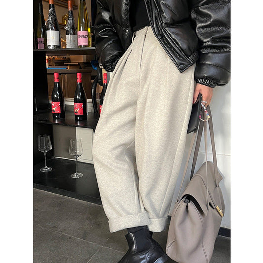 Pantalon Harem à Effet Drapé