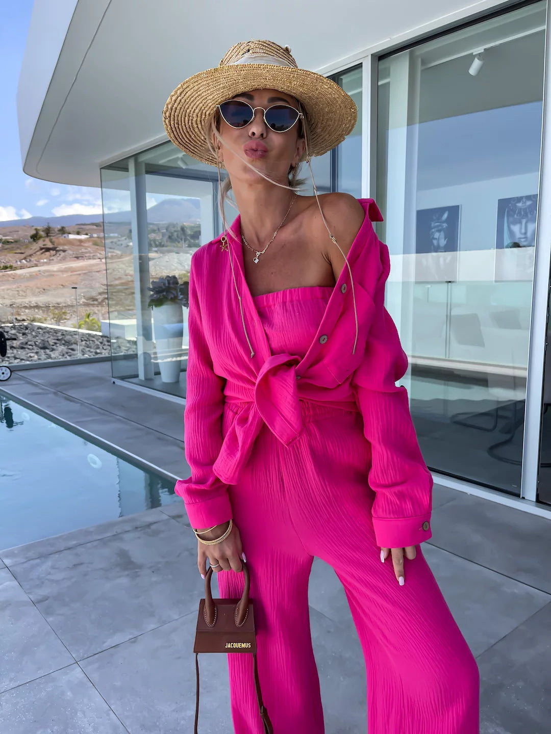 Ensemble Manches Longues et Pantalon Droit