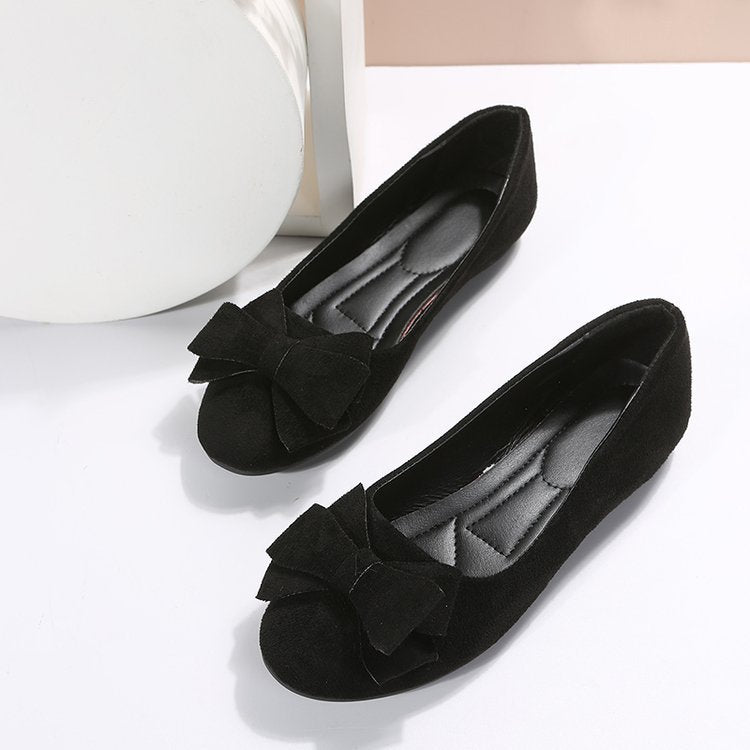ballerines plates à nœud élégant