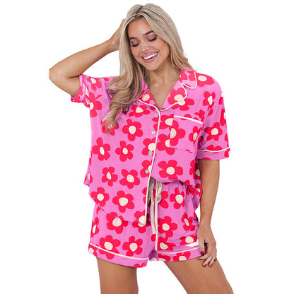 Pyjama Deux Pièces Fleuri Confort & Style