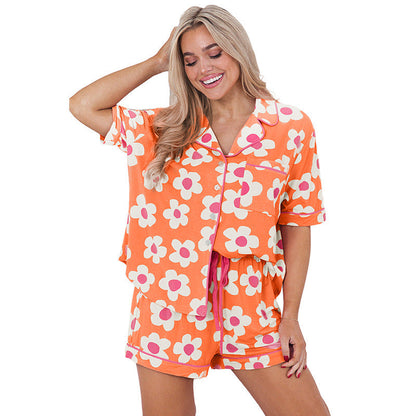 Pyjama Deux Pièces Fleuri Confort & Style