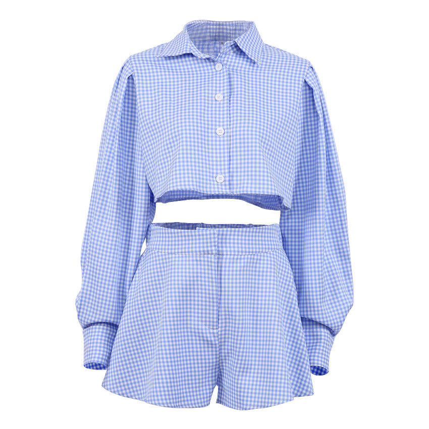 ensemble féminin casual à boutons devant