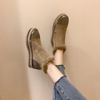 Bottines Confort Élégance Brillante