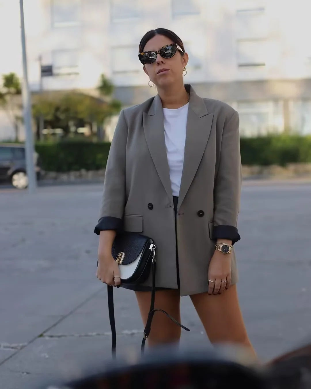 Blazer à Deux Boutons