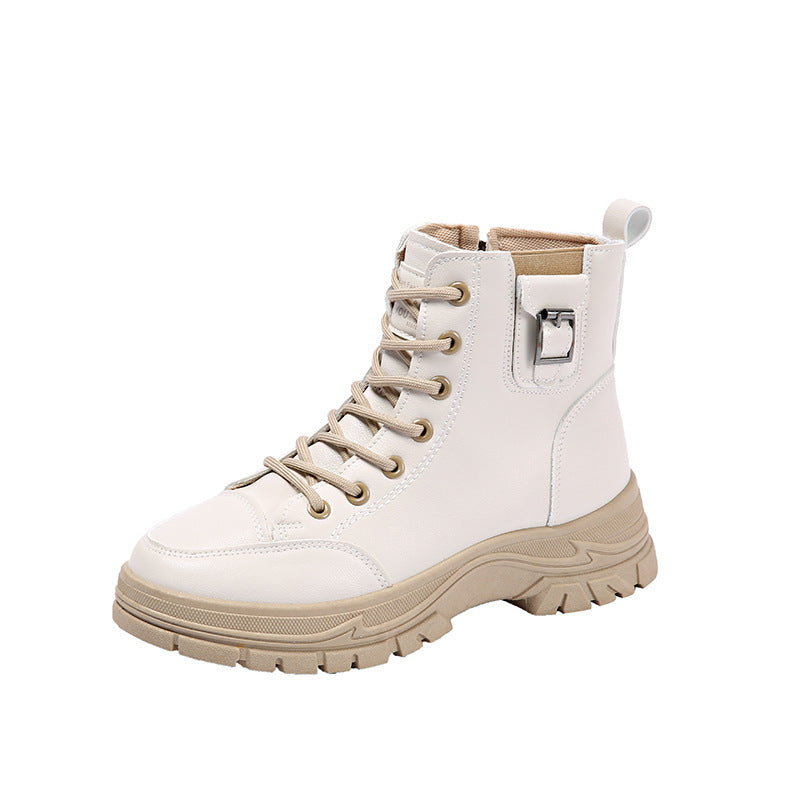 bottines montantes semelle épaisse style british