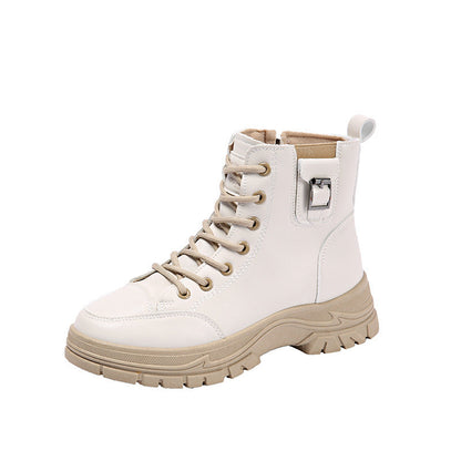 bottines montantes semelle épaisse style british
