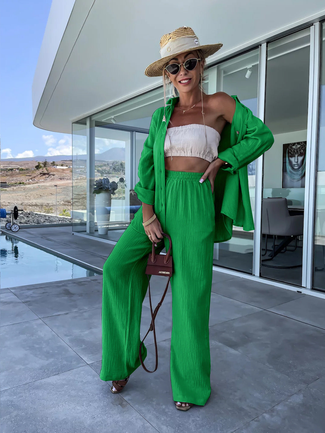 Ensemble Manches Longues et Pantalon Droit