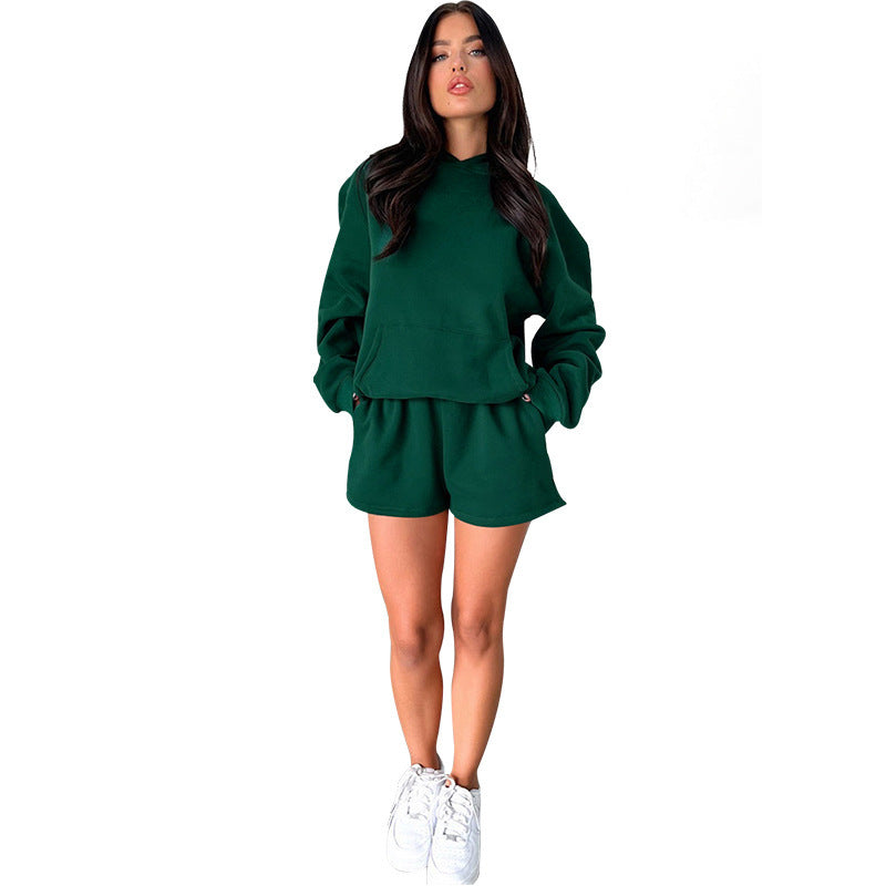 Ensemble Sweat à Capuche et Short – Casual Chic