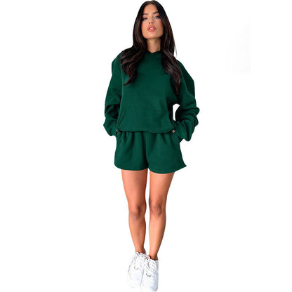 Ensemble Sweat à Capuche et Short – Casual Chic