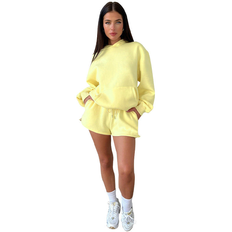 Ensemble Sweat à Capuche et Short – Casual Chic