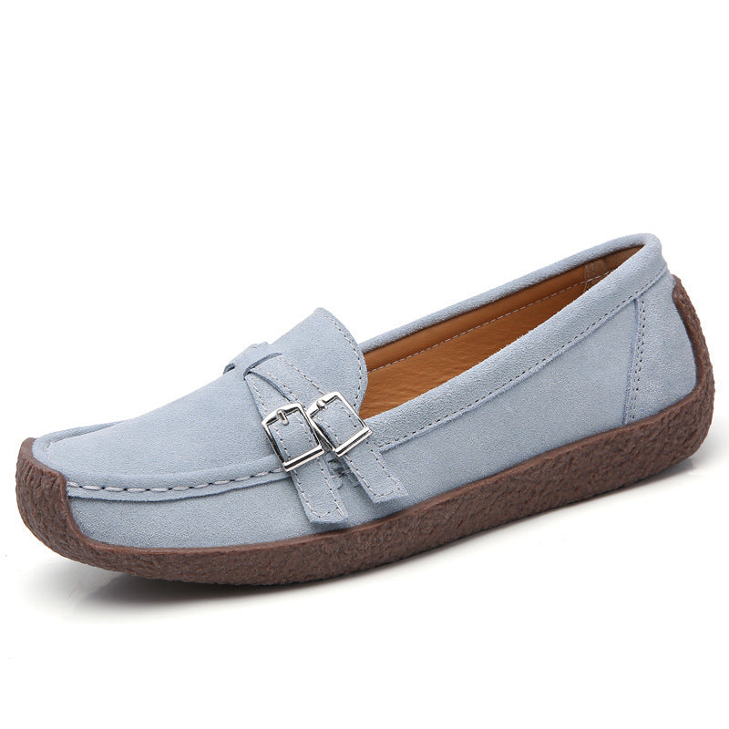 mocassins souples à boucles confort quotidien