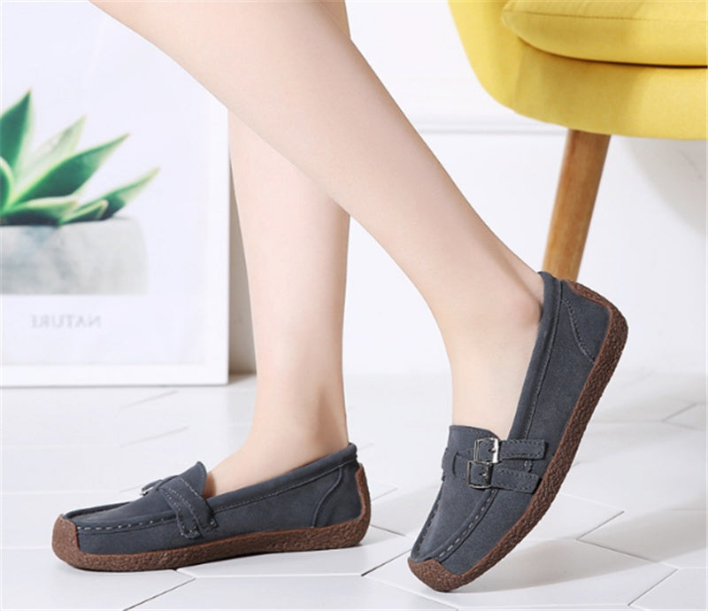 mocassins souples à boucles confort quotidien