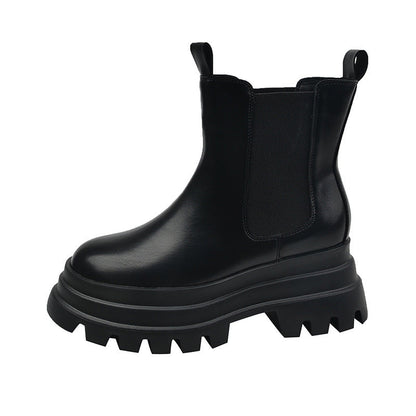 bottines chelsea à plateforme épaisse