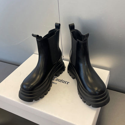bottines chelsea à plateforme épaisse