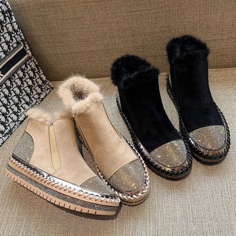 Bottines Confort Élégance Brillante