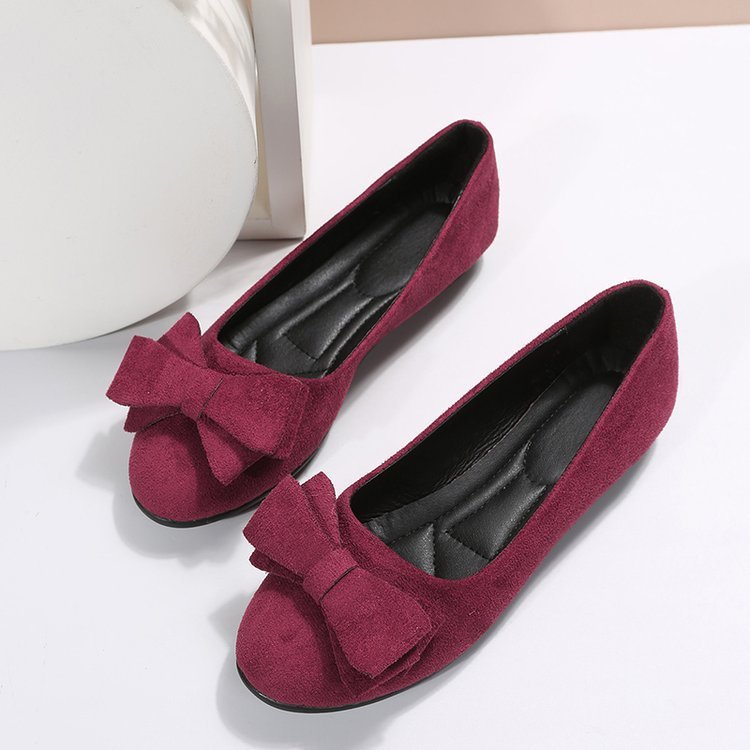 ballerines plates à nœud élégant
