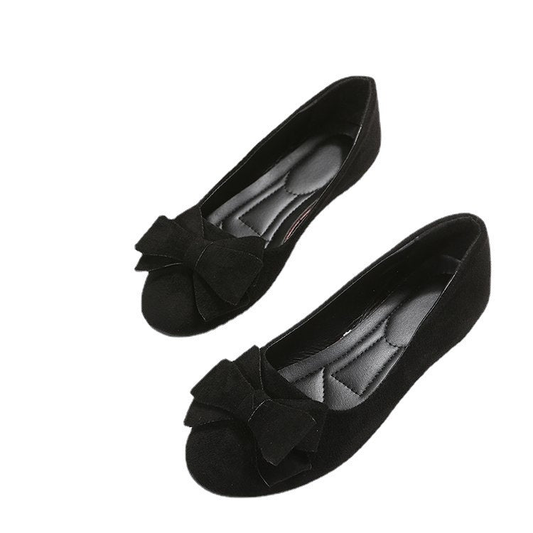 ballerines plates à nœud élégant