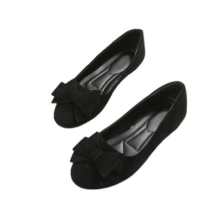ballerines plates à nœud élégant